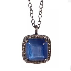 ADORNIA Kyanite Diamond Necklace